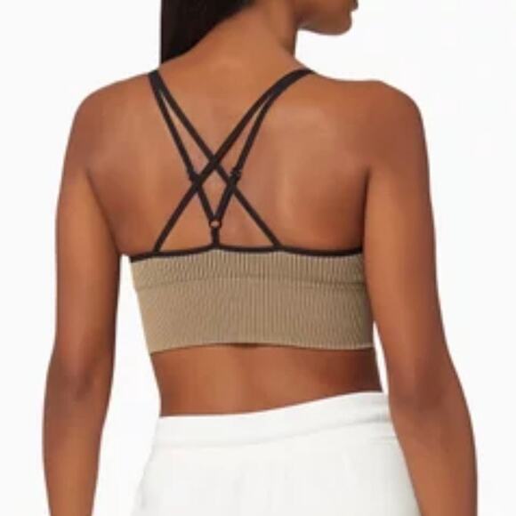 Good American Seamless Ribbed Bra Size 1/2 (XS/S) - Picture 2 of 5